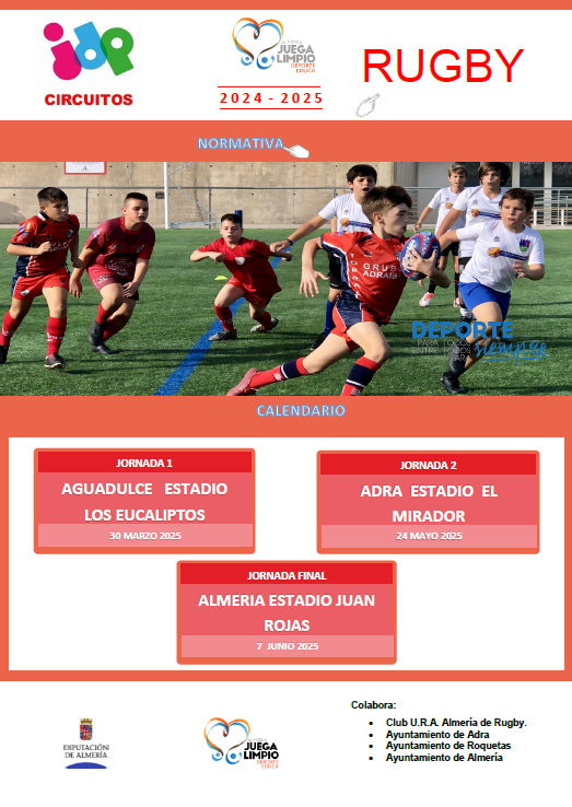 Circuito de Promoción del Rugby. Aguadulce (Roquetas de Mar) 30-3-2025